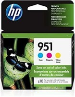 HP 951 | 3 Ink Cartridges | Cyan, Magenta, Yellow