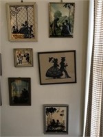 Silhouette and reversed wall decor