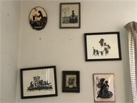 Silhouette and reversed wall decor
