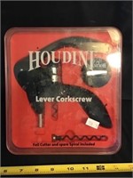 Houdini lever corkscrew