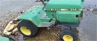 John Deere 314 ridding 48" deck  lawnmower  for