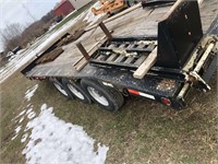 1989 20 ft Eagle Tri Axle Trailer