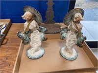 Pair of Asian Figural Statues