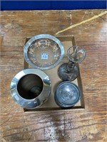 Decorative Metal and Glass lot