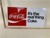 Coca Cola “It’s The Real Thing” Metal Sign