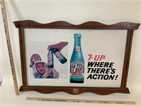 1965 7-Up W/ 7-Up Frame (Double Sided)