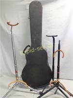 Guitar Case and Stands