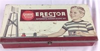 Vintage Gilbert erector set metal case