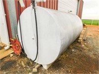 1,500-gallon diesel tank with electric pump