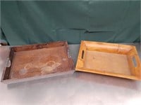 Wood/bamboo serving trays