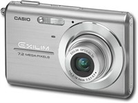 Casio - EXILIM 7.2MP Digital Camera - Silver