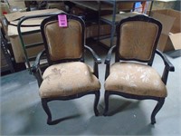 Set of 2 upholstered chairs