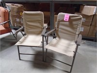 Set of 2 Outdoor folding chairs