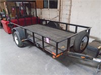 2017 5 x 10 Utility Trailer with 4' gate