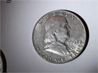 1962 D SILVER FRANKLIN HALF DOLLAR