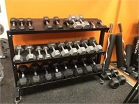 Dumbell Set with Rack