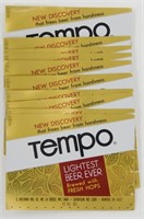 10 NOS 1971 "Tempo" Beer Labels - Heileman