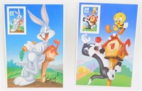 Vintage Looney Toons Stamps - Sylvester & Tweety