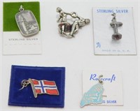 Vintage Sterling Silver Charms