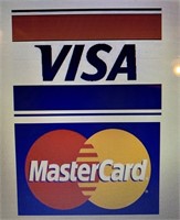 We Accept Visa & Mastercard