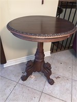 Solid Wood Pedestal Table