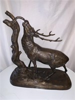 Bronze Elk Sculpture