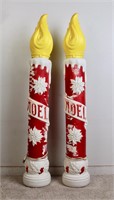 Vintage Set of Empire NOEL Christmas Yard Lights