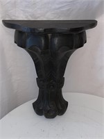 Carved Wood Wall Sconce