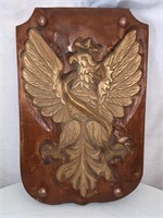Carved Pheonix Wall Hanging