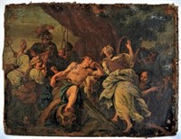 OLD MASTER C. 18TH C ALLEGORICAL PAINTING
