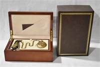 Pocket Watch Chain Pocket Knife & Jewelry Box