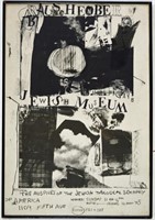 ROBERT RAUSCHENBERG 1963 EXHIBITION POSTER