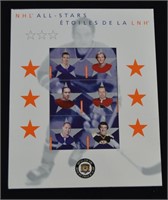 2002 CAD NHL All-Stars Stamp Block