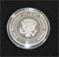 Silver Plated Lincoln USD Token