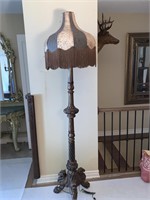 Victorian Wood Floor Lamp