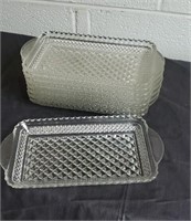Group of 8 Wexford serving trays approx 9 x 5