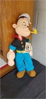 Popeye doll approx 18 inches tall