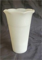 Anchor hocking white vase approx 6