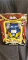 M&M candy nutcracker dispenser  blue & yellow