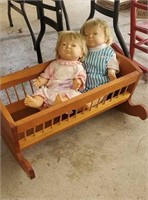Playskool cradle and twins