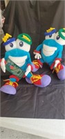 Pair of Olympic mascot dolls from 1996 olympics