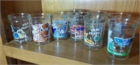 Tom & Jerry jelly jars approx 9 jars