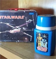 Star wars metal lunch box with thermos