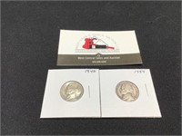 1940 & 1954 Nickels