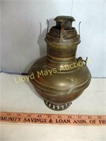 Plume & Atwood Antique Brass Gas Lamp