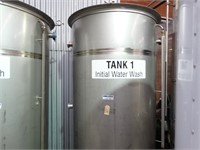 S/S Tank with Sight Glass, Approx 1250 Litre