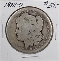 1884-O Morgan Silver Dollar Coin