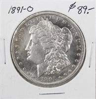 1891-O Morgan Silver Dollar Coin