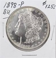 1898-P Morgan Silver Dollar Coin BU