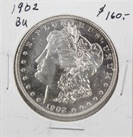 1902-P Morgan Silver Dollar Coin BU